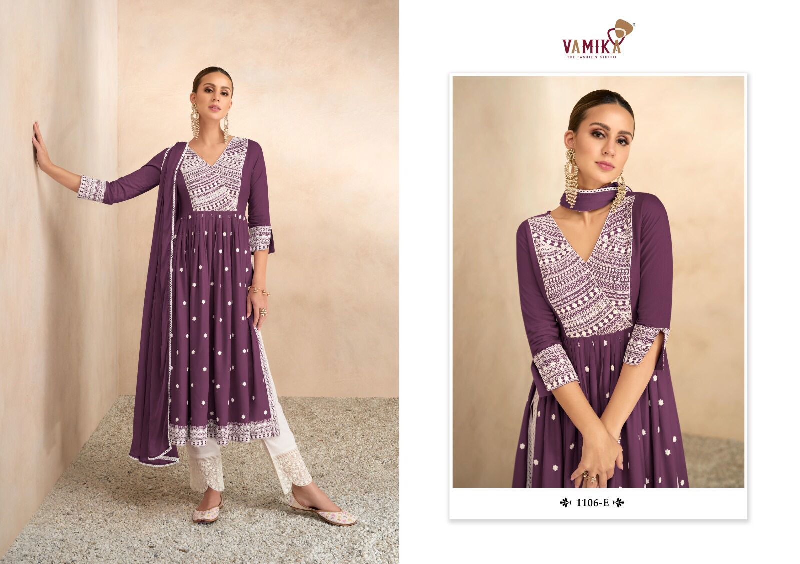 Aadhira Vol 4 By Vamika Readymade Salwar Suits Catalog